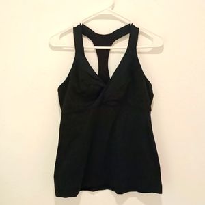Lululemon Black Bra Top Size 10